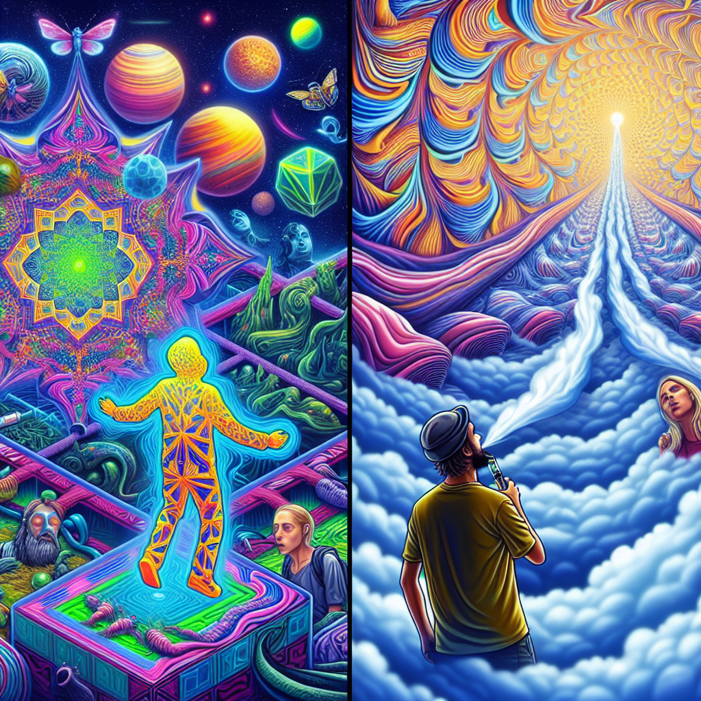 comparing DMT and vaping effects