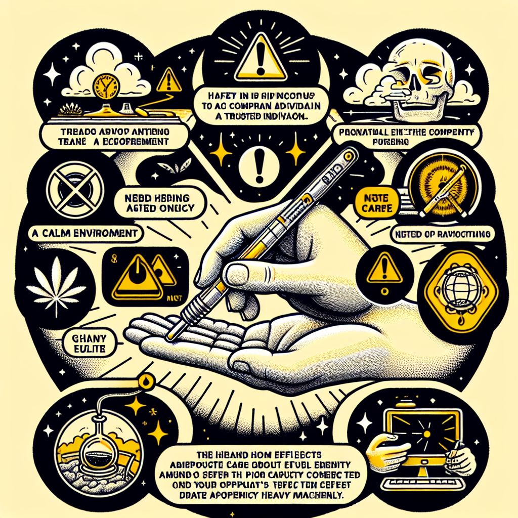 precautions when using a DMT pen