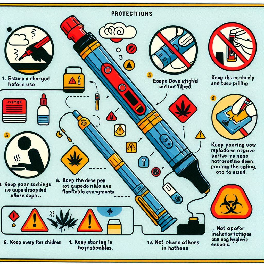 precautions when using a DMT pen